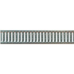 Canal de hormigón polímero S100 con rejilla de acero galvanizada