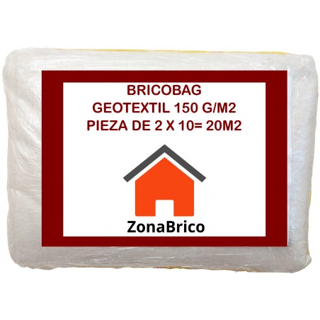 Geotextil  150 gr/m² 20 m²  bricobag
